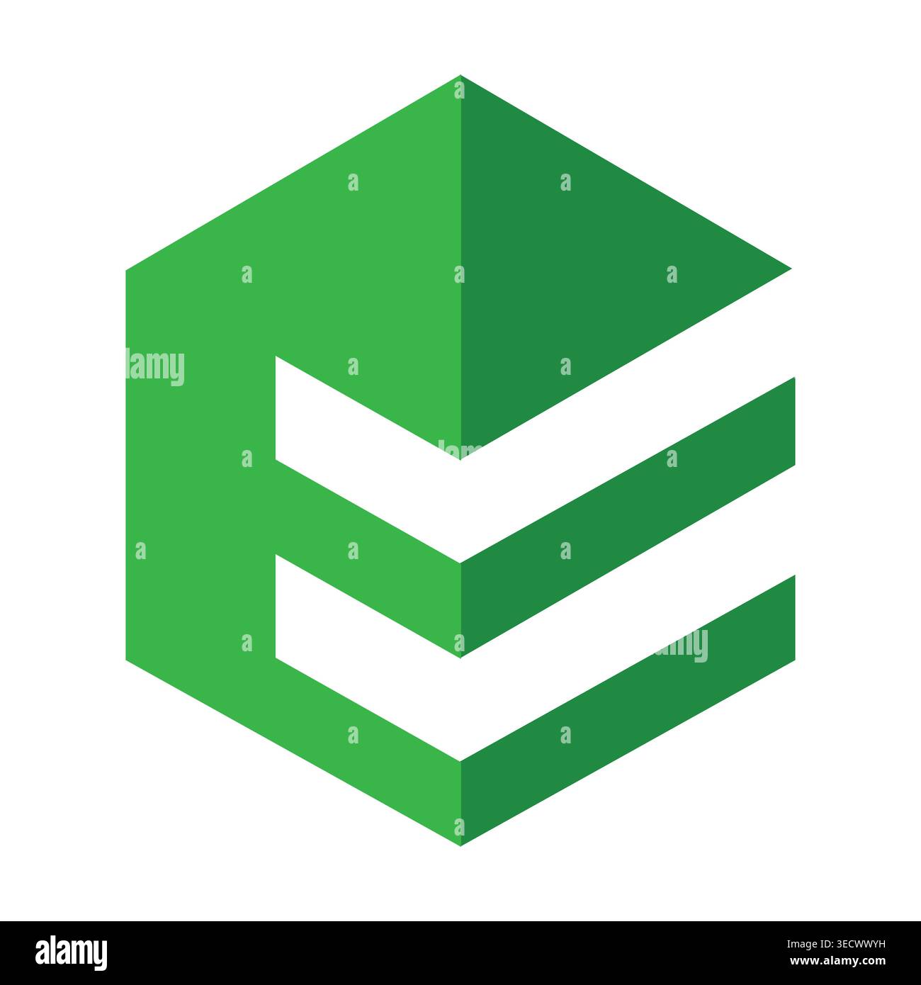 Letter e logo design and branding Stock Vector