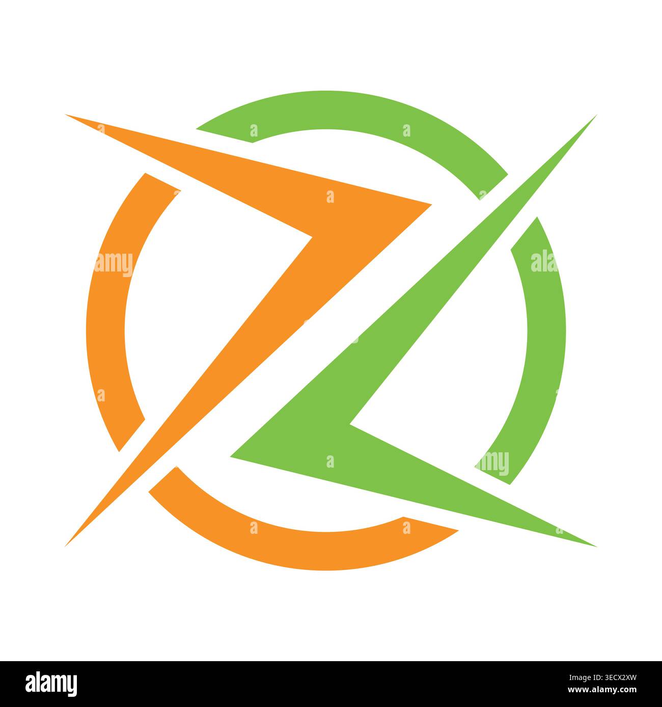 Z Letter Logo design vector branding Stock Vector