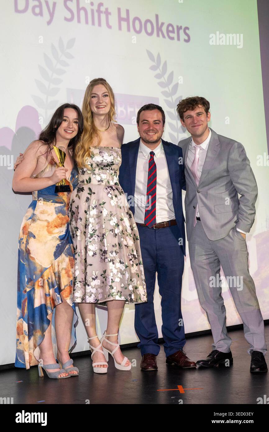 Actors Lincoln Anderson Trinna Larsen Graham Dunn Dylan Lanham Actors Lincoln Anderson Trinna Larsen Graham Dunn Dylan Lanham Attend 17th Annual La Webfest 2026 Film Festival At Barnsdall Gallery Theatre Los Angeles Ca May 1st 2026 3ED03EY