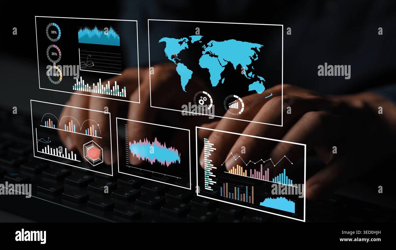 Work Analysis Visualization Data Analysis and Visualization with Graphs and Charts on a Computer ...