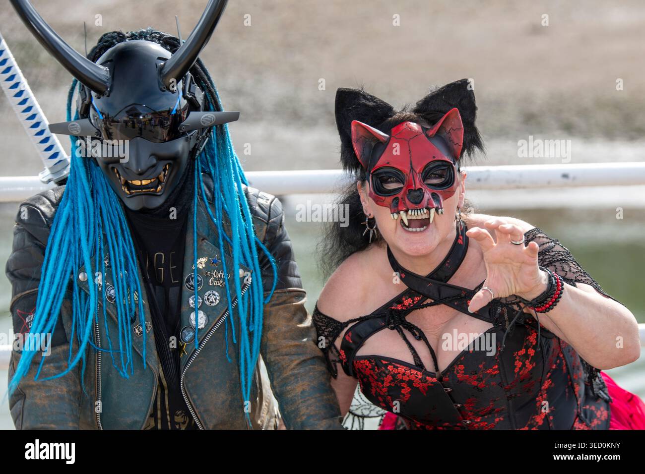 Goths at Whitby for the Goth Weekend April 2026 Stock Photo - Alamy