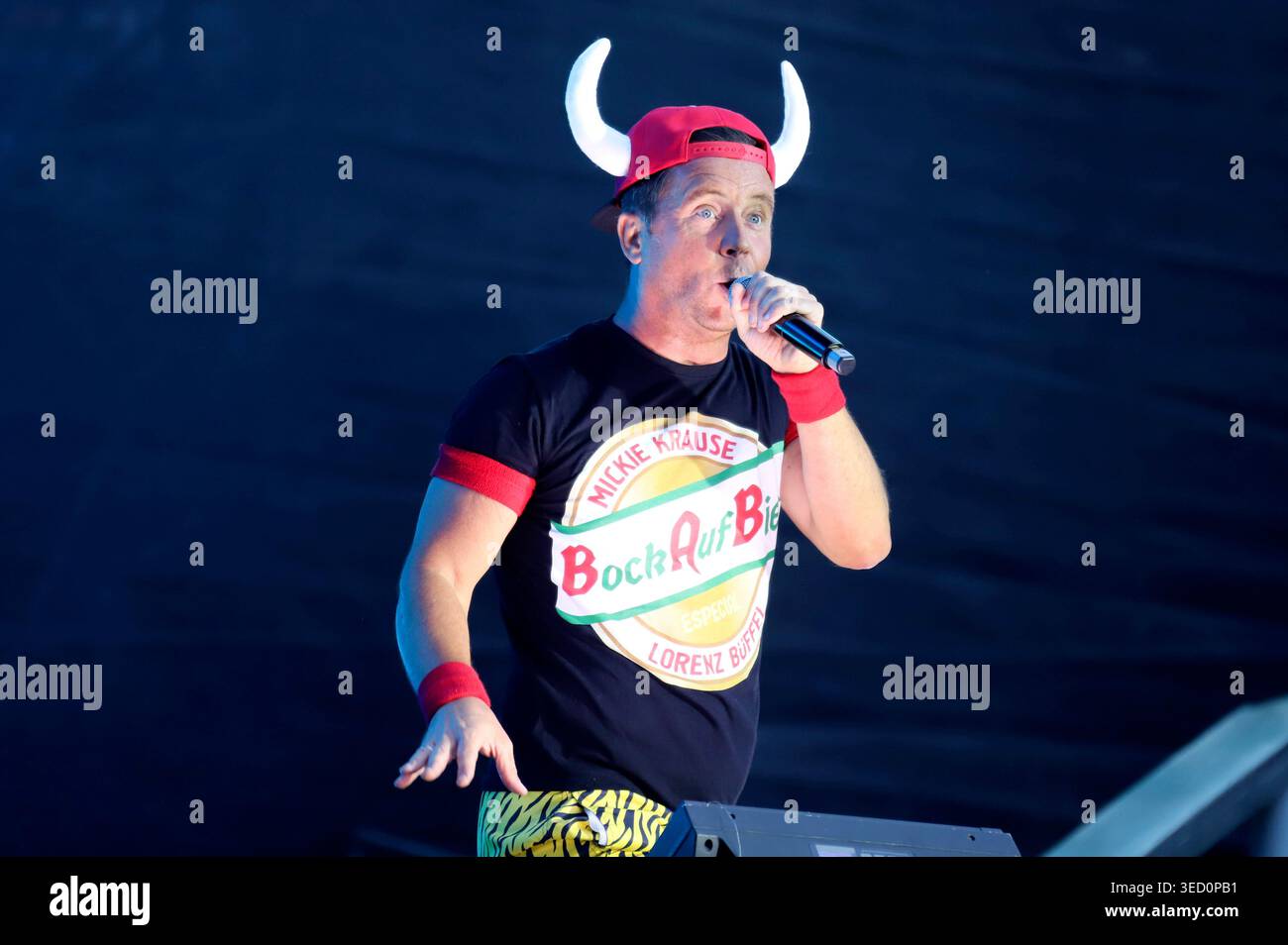 Lagger Night Lorenz Büffel at the Schlager Night at Kalkberg 2026 in the open-air ...