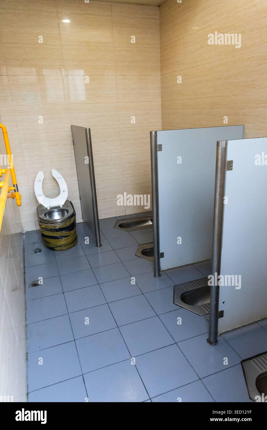 Toilet cubicle doors hi-res stock photography and images - Alamy