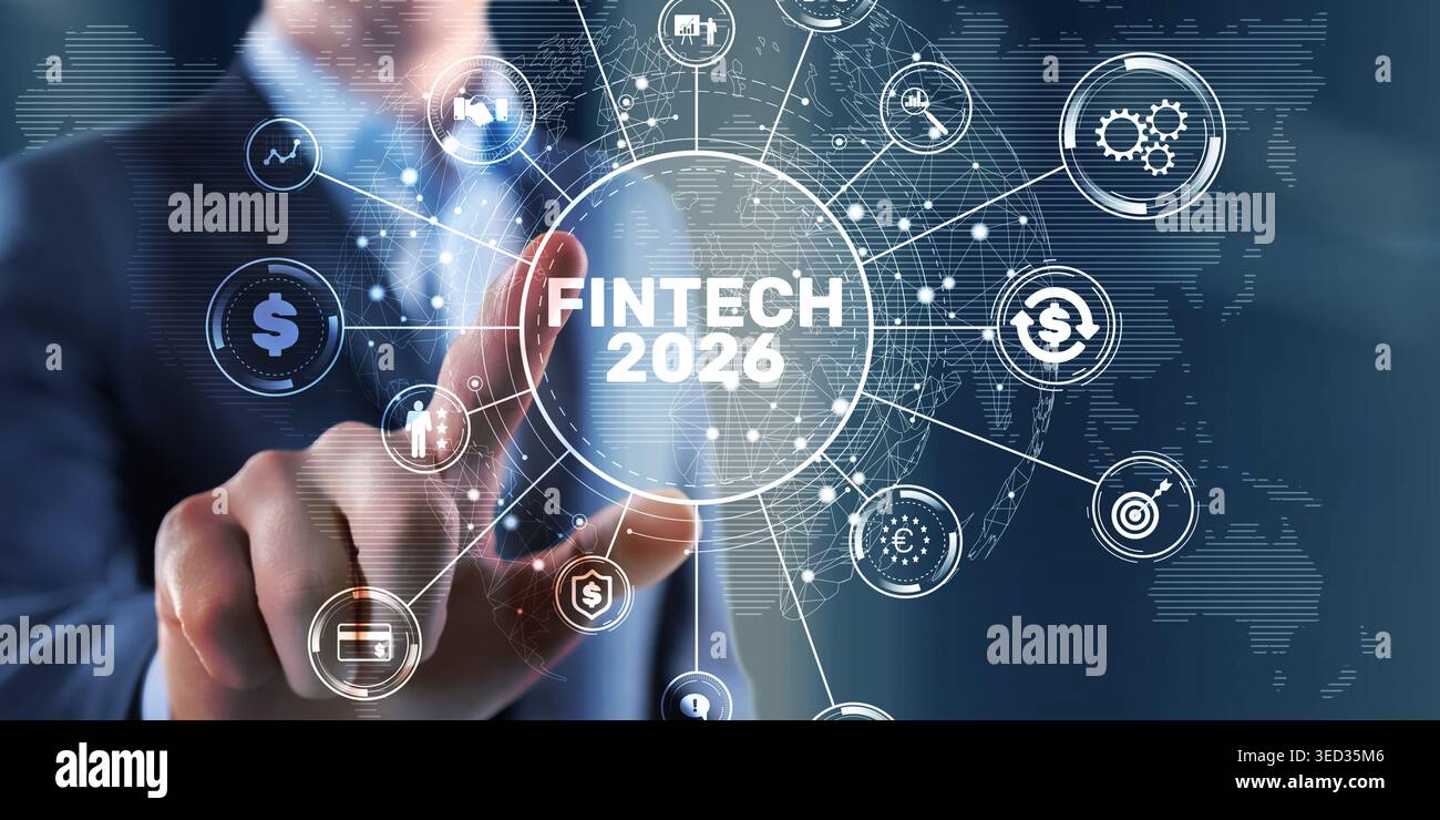 Fintech 2026 financial technology hi-res stock photography and images ...