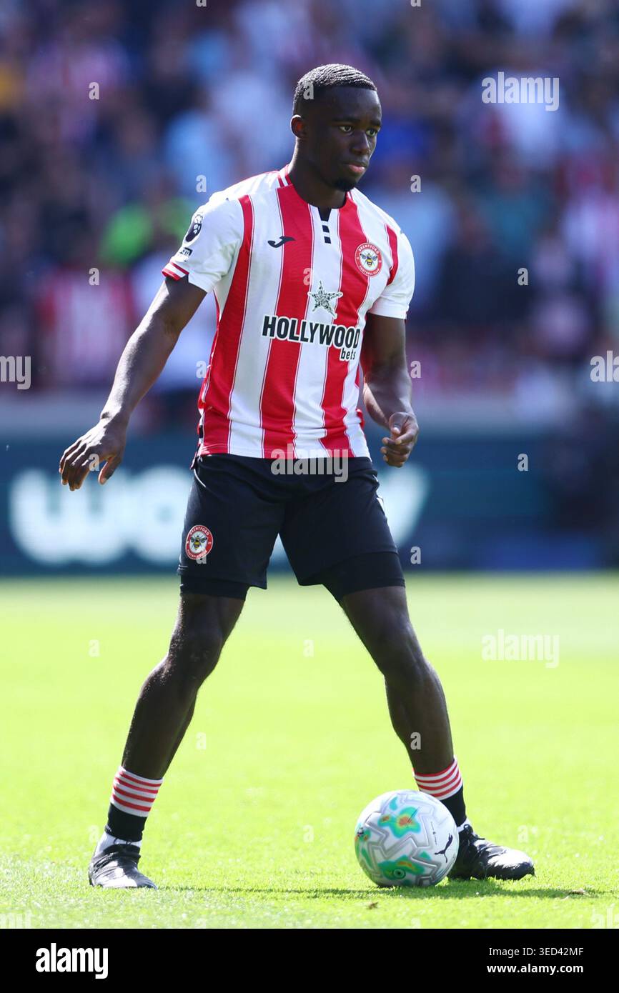 London England 2nd May 2026 Michael Kayode Of Brentford During The london-england-2nd-may-2026-michael-kayode-of-brentford-during-the