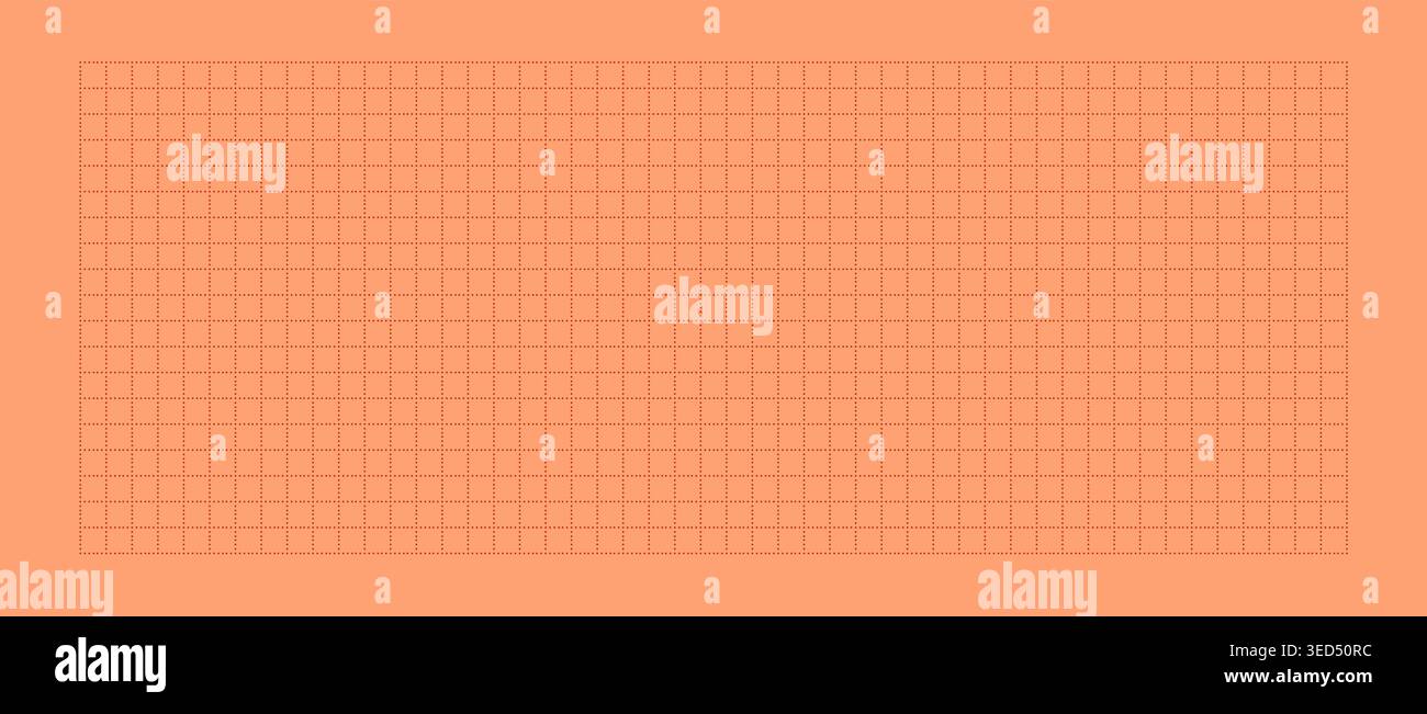 Technical drawing sheet dot matrix geometry, margin layout blueprint style. Point spacing structure for planning pages diagrams UI wireframes education notebooks digital technology visuals.  Stock Vector