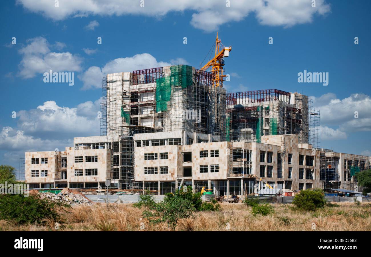 large-scale commercial building development in Gaborone, Botswana ...