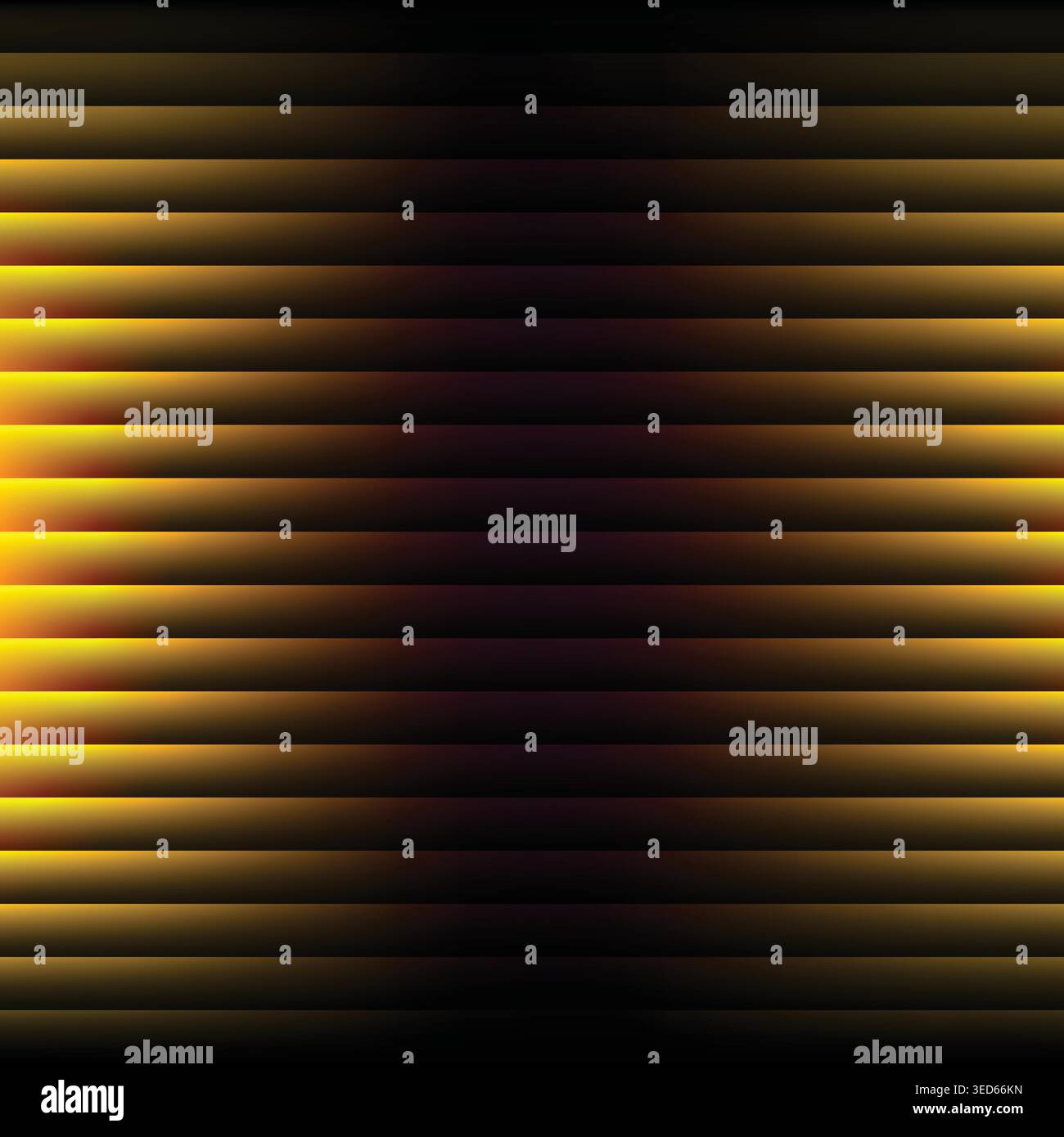 Luxury gold gradient stripes on dark background. Elegant modern wallpaper with metallic glow and shadow Stock Vector