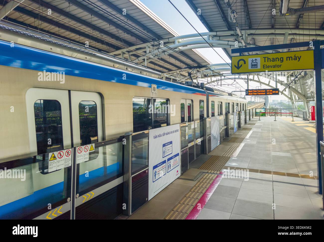 Ben Thanh station on the Ho Chi Minh City Metro Line 1 (Ben Thanh ...