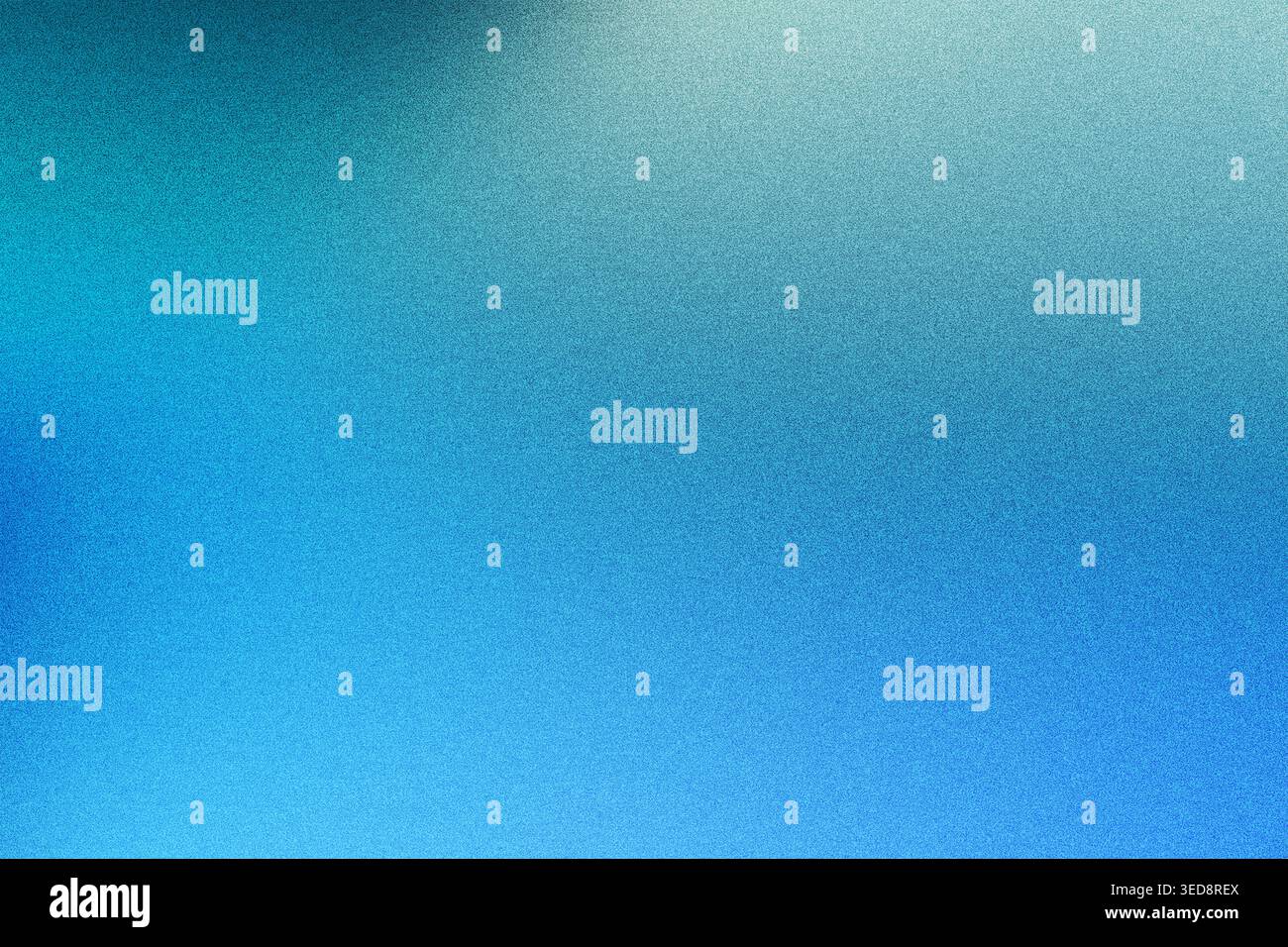 Abstract blue and cyan gradient background with subtle grainy texture and soft light Stock Photo