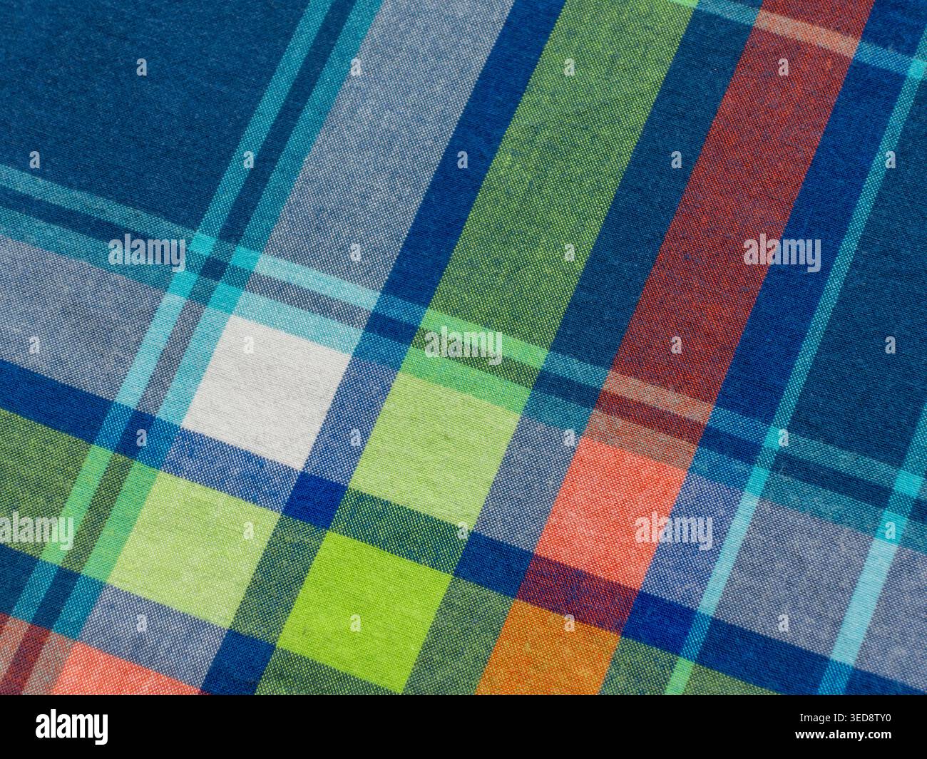 Colorful cage cotton macro texture background Stock Photo