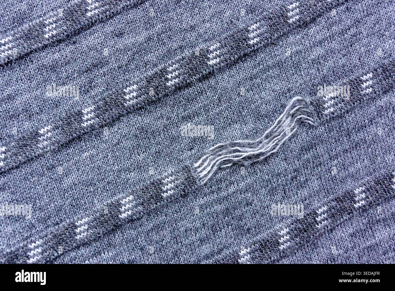 Retro drawstring wool fabric background Stock Photo