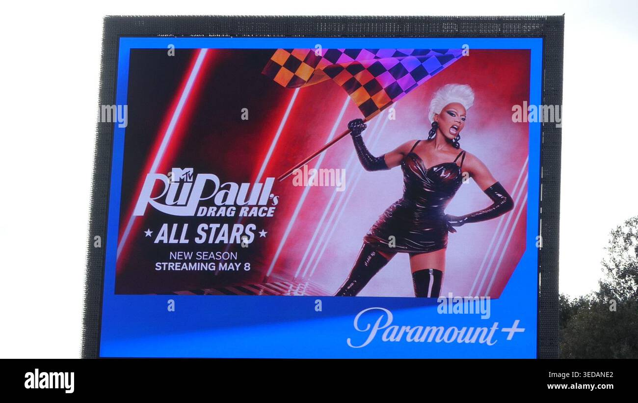 The Rac Billboard Los Angeles, California, USA 4th May 2026 RuPaul Drag Race All Stars ...