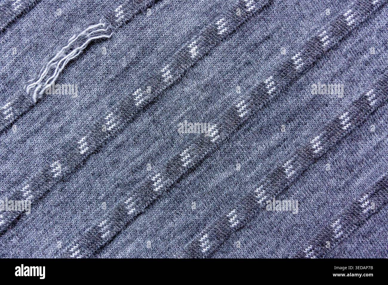 Vintage drawstring wool fabric background Stock Photo