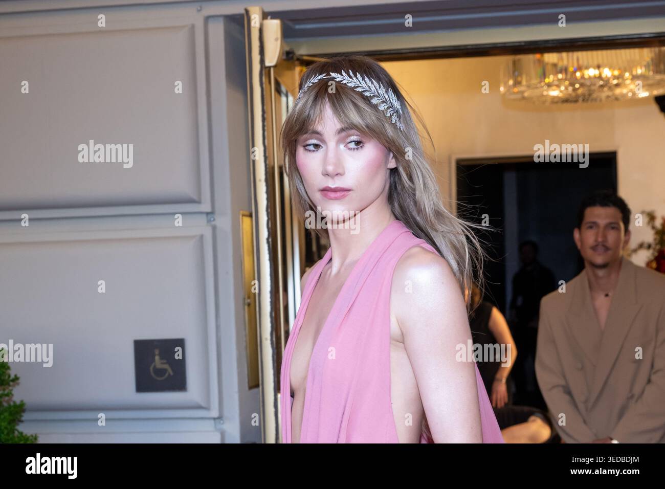 New York, United States. 04th May, 2026. Suki Waterhouse wearing Michael Kors departs the Pierre Hotel for 2026 Met Gala on May 04, 2026 in New York City. Credit: SOPA Images Limited/Alamy Live News Stock Photo