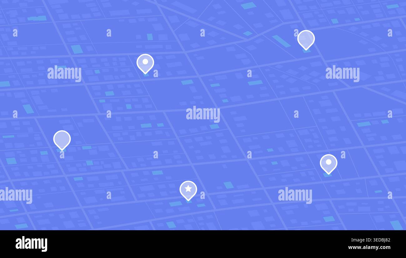 Multiple destinations. Gps tracking map. Track navigation pins on ...