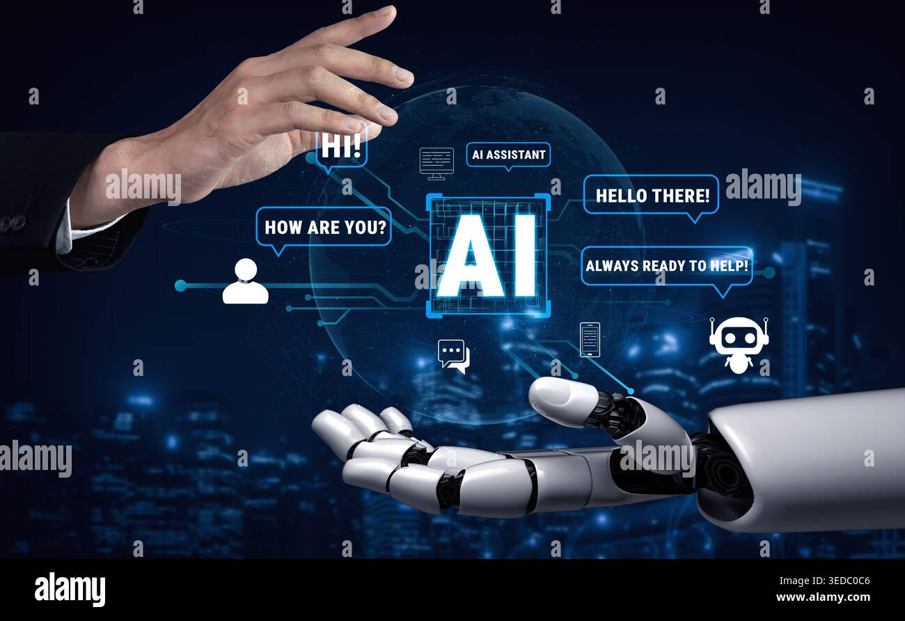 Human and Robot Interaction With AI Assistant in a Futuristic Setting ...