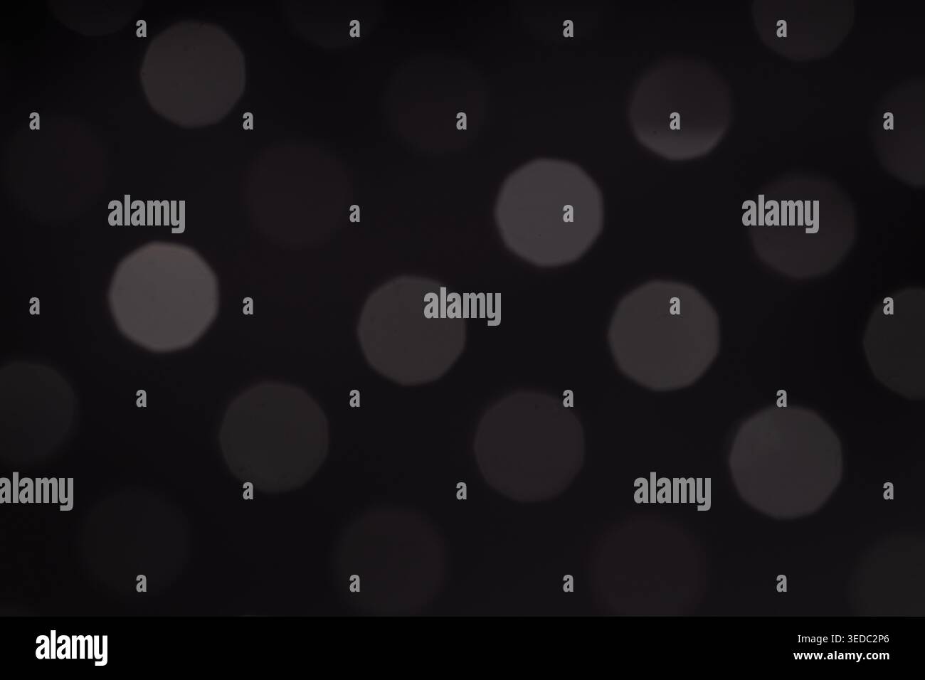 Dark Abstract Background with Bokeh Circles Stock Photo