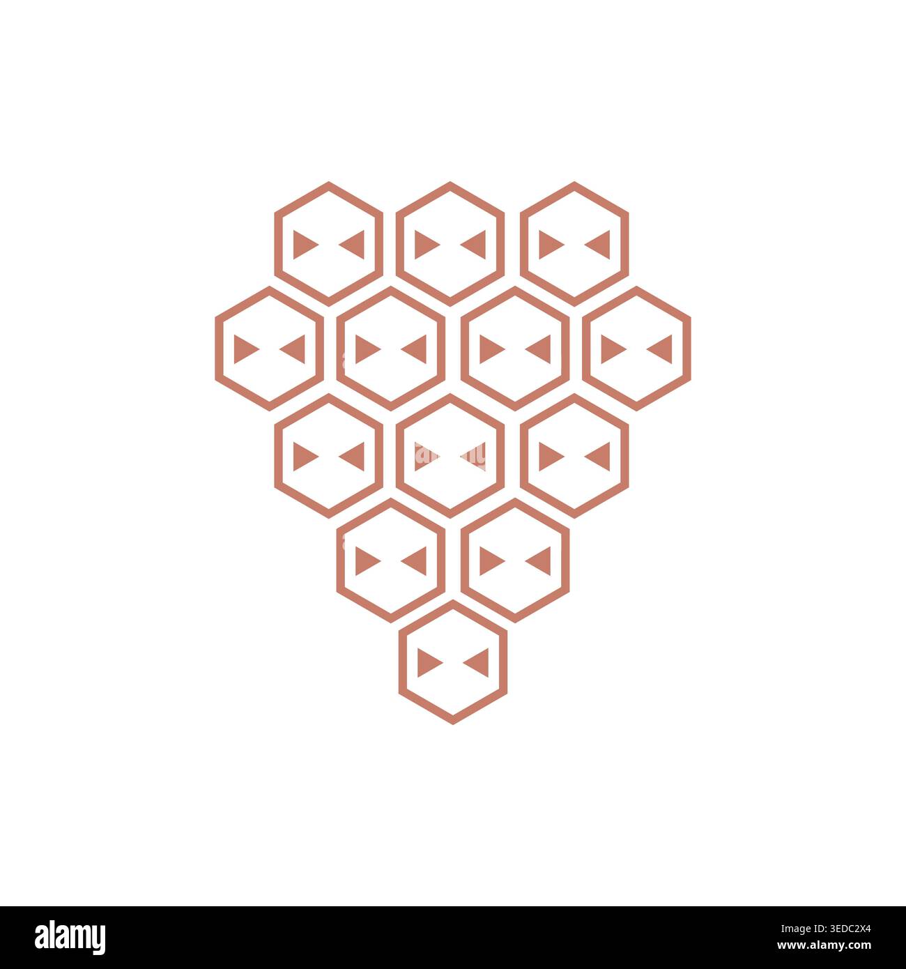 Abstract geometric pattern design, modern decorative background vector Stock Vector