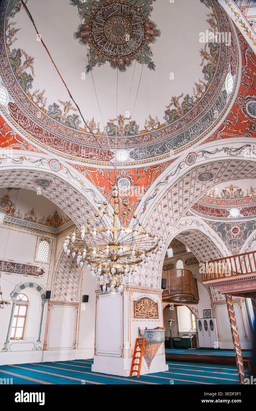 Plovdiv, Bulgaria. October 24, 2023. Interior domes and arches in the Sultan Murad Mosque. Stock Photo