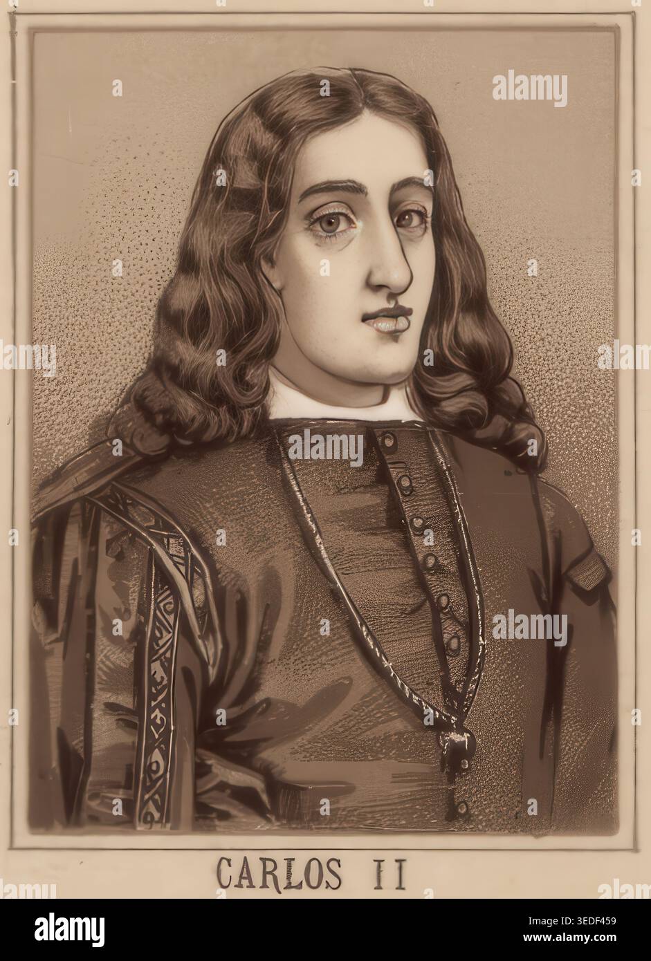 Charles ii, last habsburg spanish king hi-res stock photography