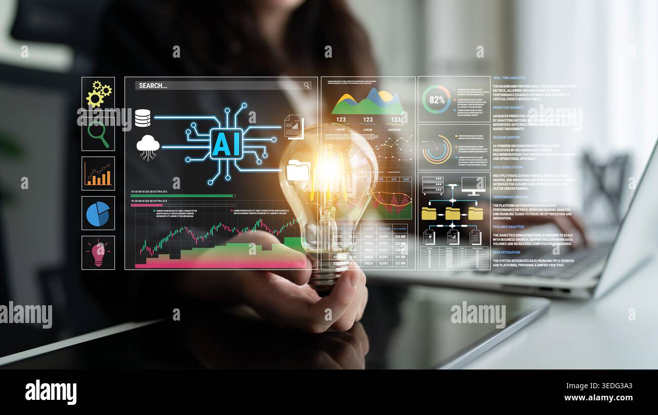 Innovative data analytics dashboard hi-res stock photography and images ...