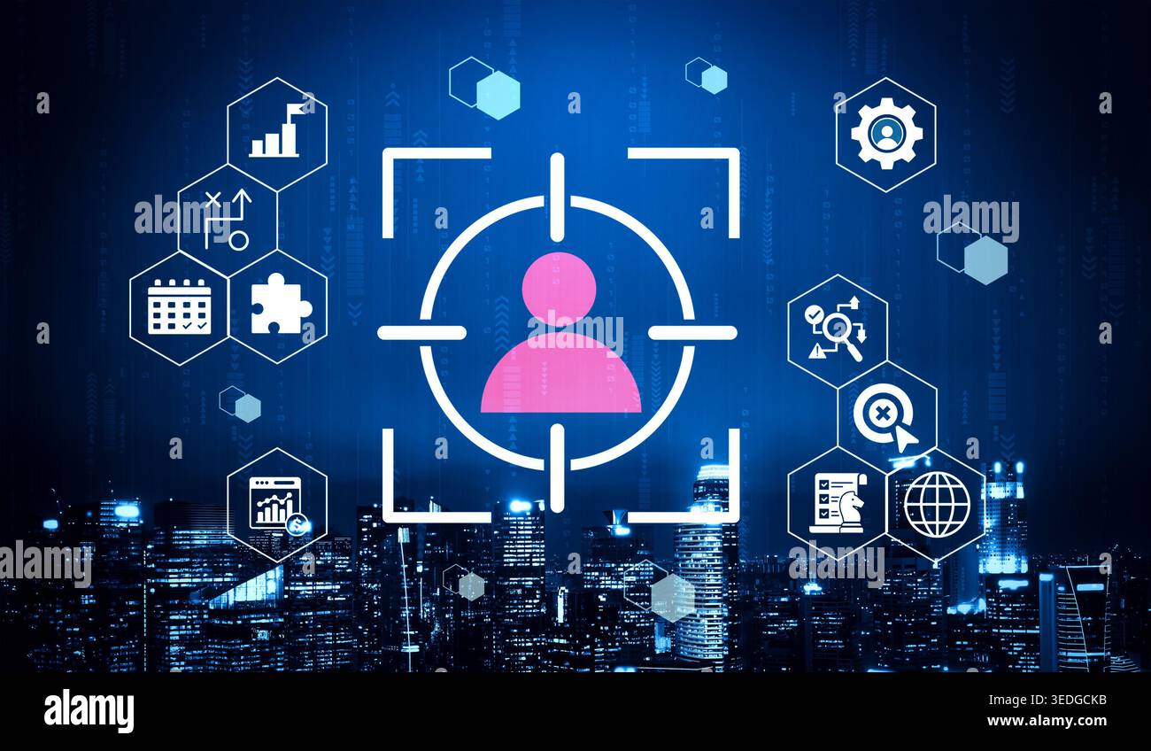 Visual representation user identification hi-res stock photography and ...