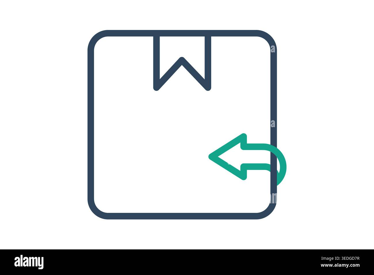 Simple return process icon hi-res stock photography and images - Alamy