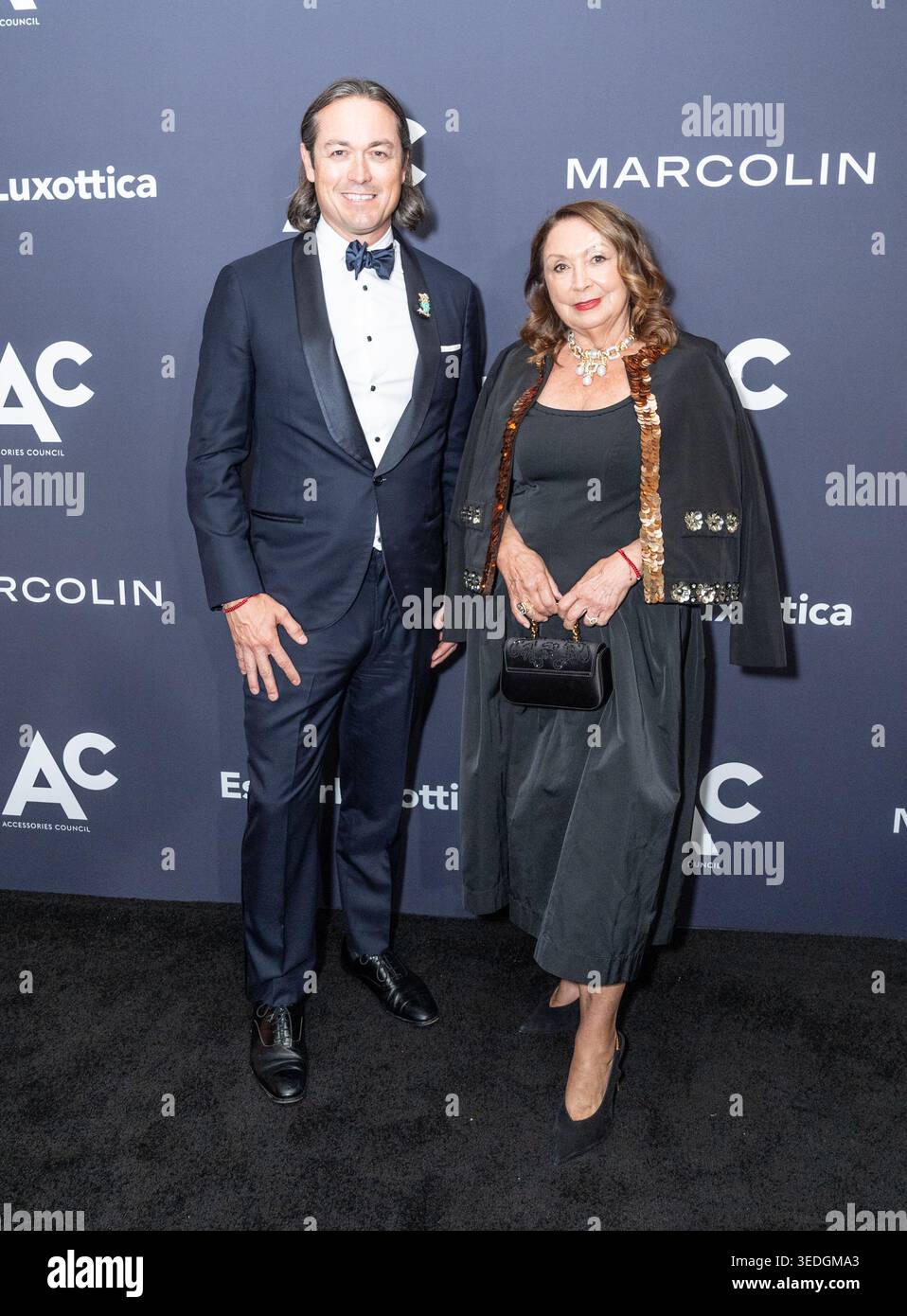 Jay Hartington and Marissa Hartington attend the Accessories Council ...