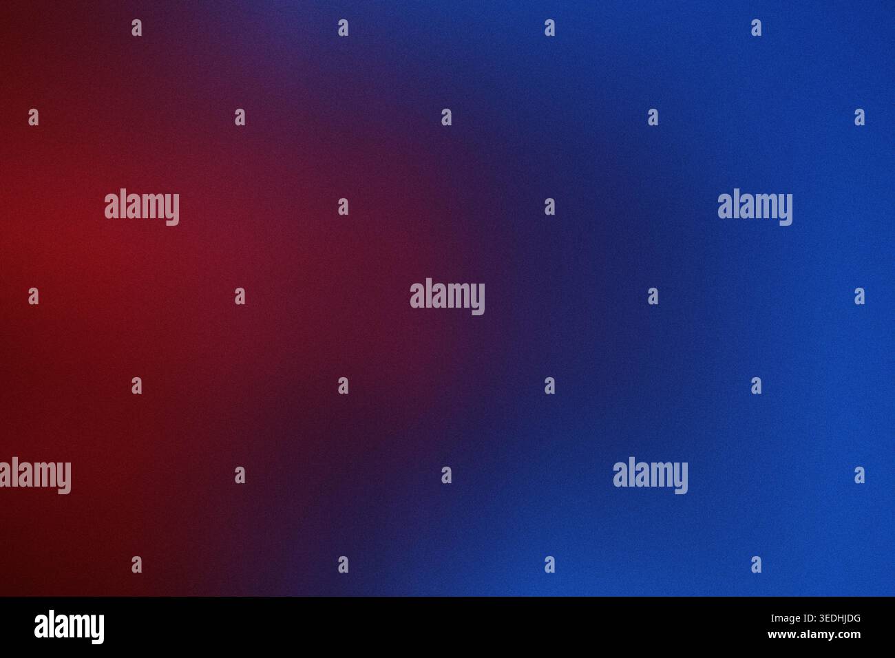 Blue and red abstract gradient background with soft vignette and subtle grain, front view, luminous digital backdrop, copy space. Stock Photo