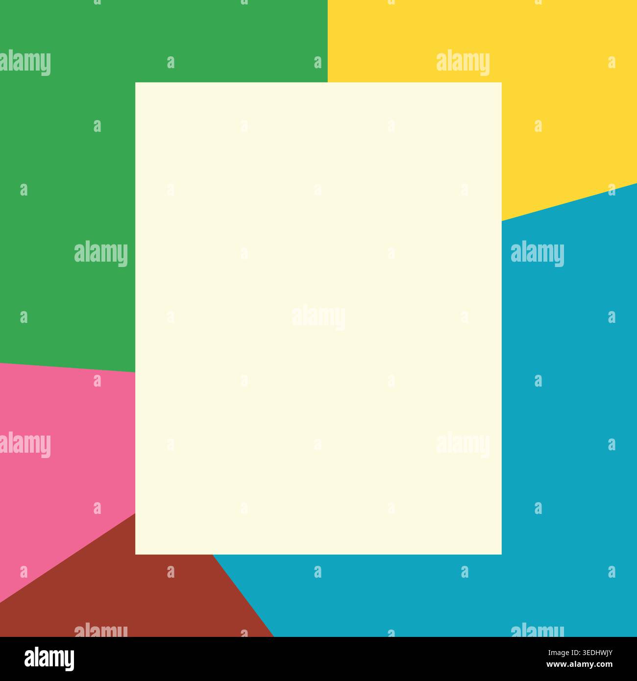 Bright geometric background composition for creative digital and print use Stock Vector