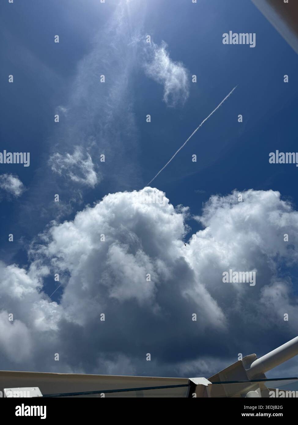 clouds in blue sky Stock Photo