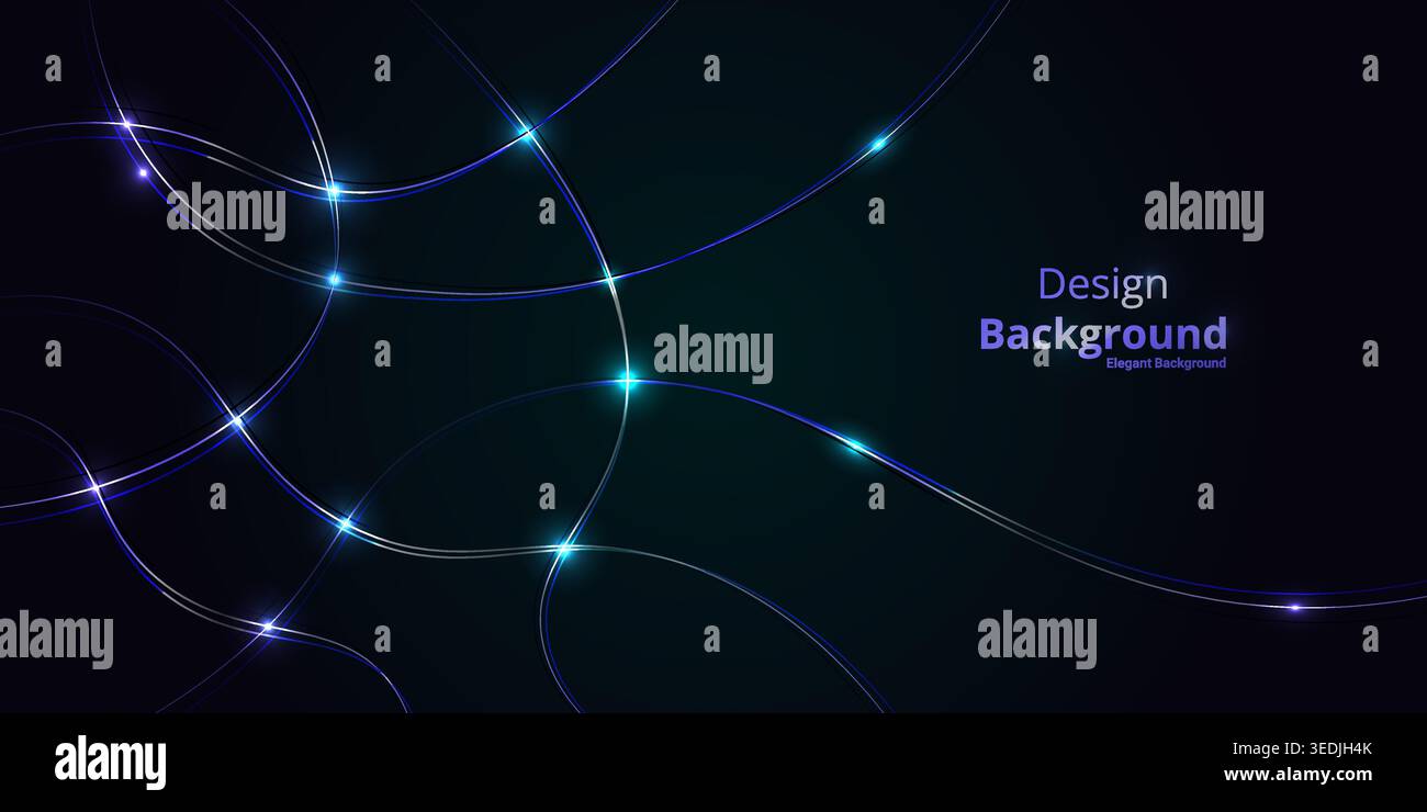 Simple Abstract Background elegant color digital technology line, signal, network, future Stock Vector