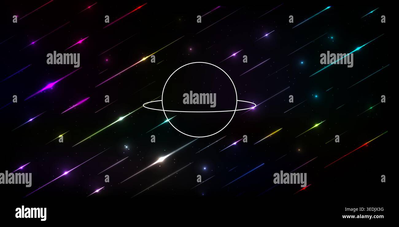outer space universe design background, outer space poster, abstract gradient, diagonal lines pattern Stock Vector