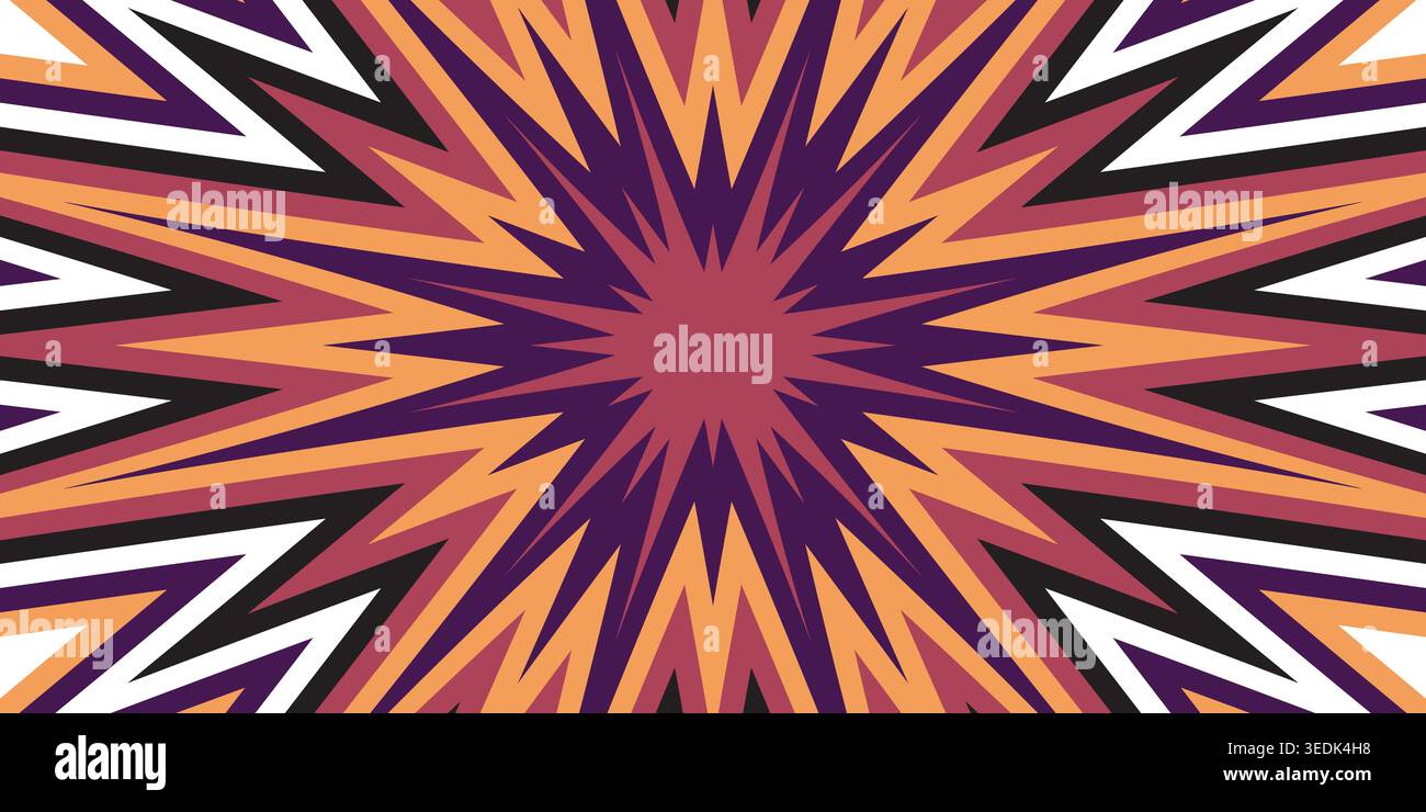 explosion design boom background, suitable background for sales, comics and animation Stock Vector