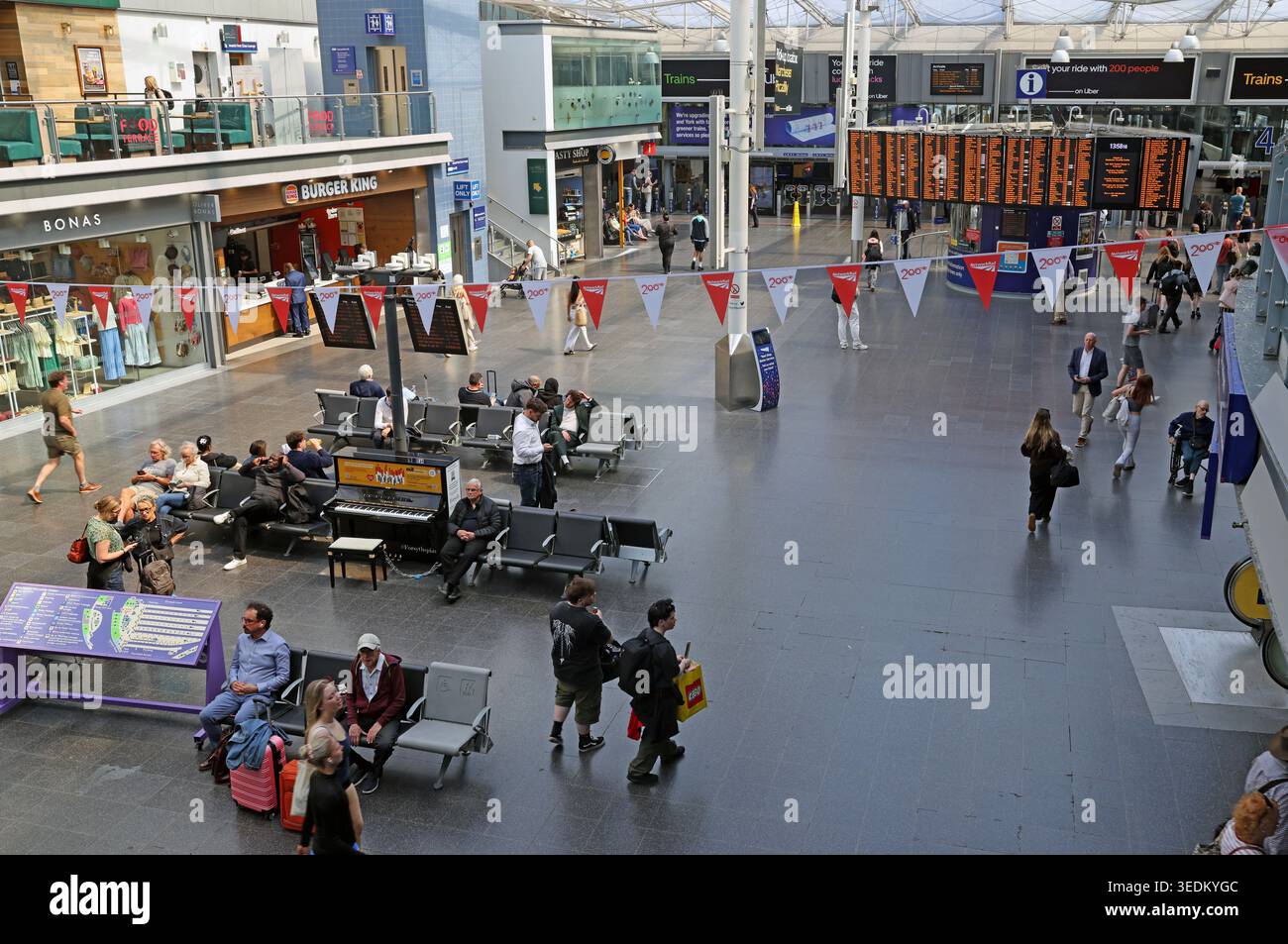 Manchester Piccadilly concourse, Manchester, England, UK. Stock Photo