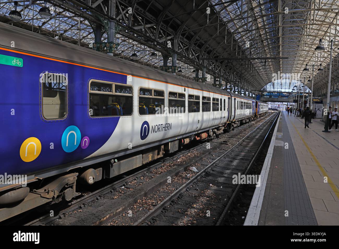 Northern DMU at Piccadilly, Manchester Piccadilly. Stock Photo