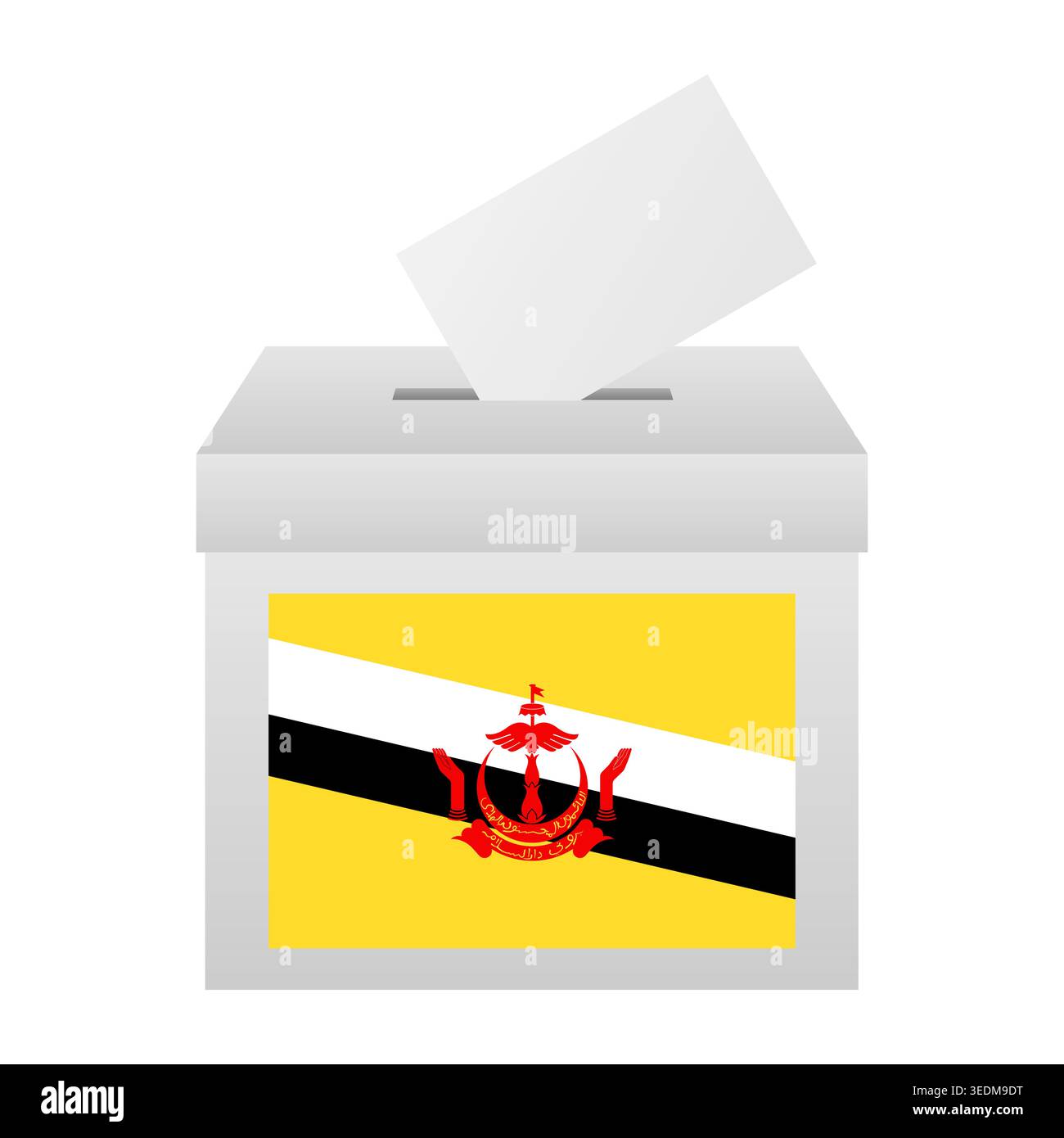 Election in Brunei. Election Concept. Vector Illustration. Stock Vector