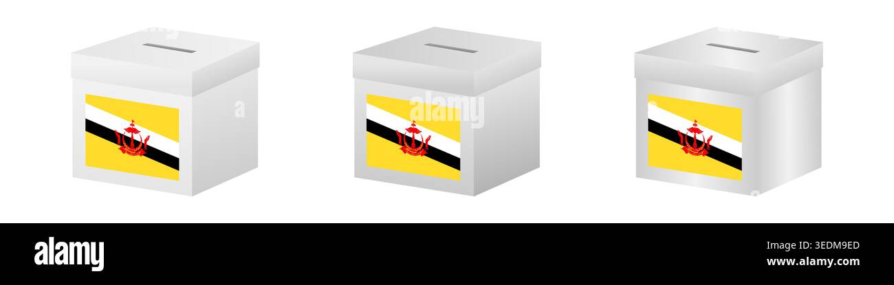 Election in Brunei. Election Concept. Vector Illustration. Stock Vector