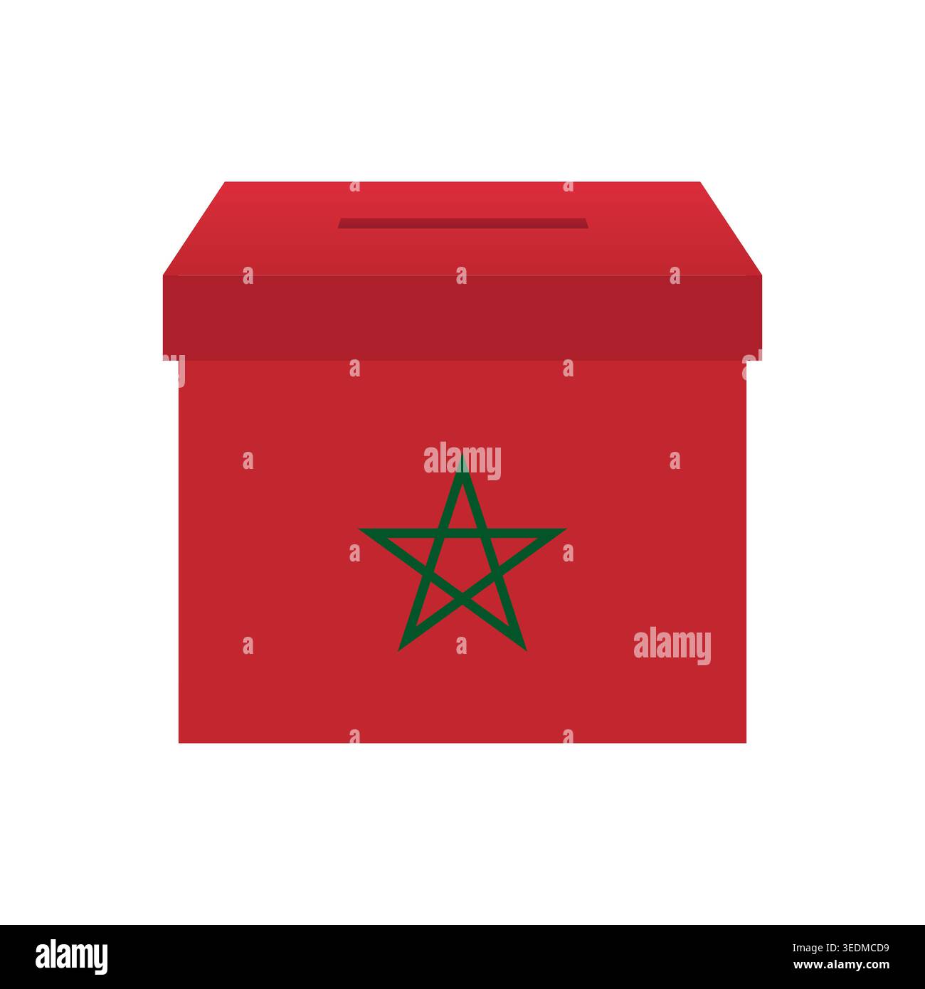 Election in Morocco. Election Concept. Vector Illustration. Stock Vector