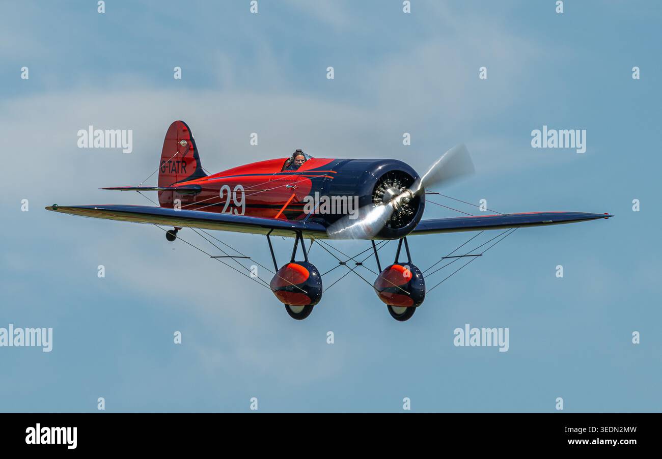 Curtiss Wright Travel Air R Mystery Ship Replica Stock Photo - Alamy