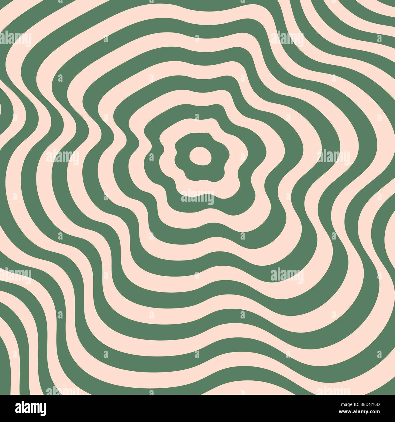 Swirl hypnotic color wave pattern. Monochrome abstract background. Vector flat geometric illustration.Template design for banner, website, template Stock Vector