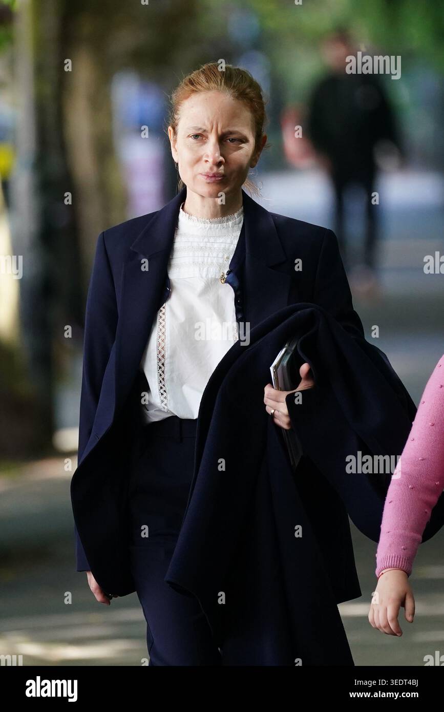 Marinela Atomei leaving Warwick Crown Court in Leamington Spa, where ...