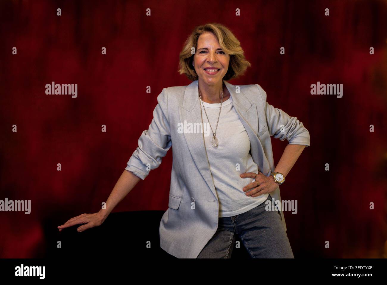 Singer Sole Giménez poses for the cameras of Europa Press, 7 May 2026 ...