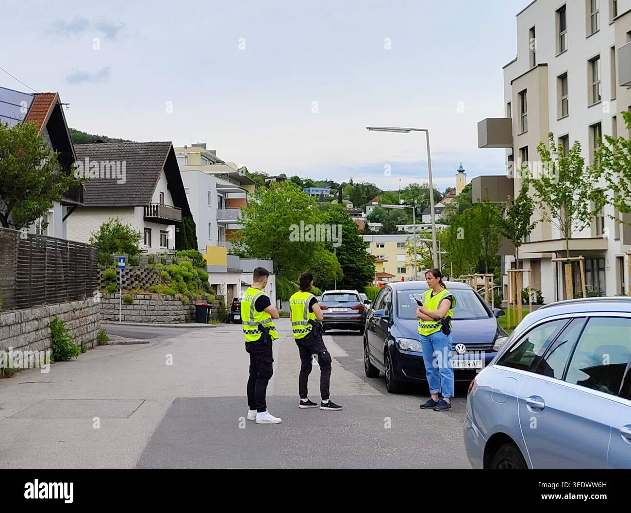 Linz. 7th May, 2026. This photo taken on May 7, 2026 shows the outside ...