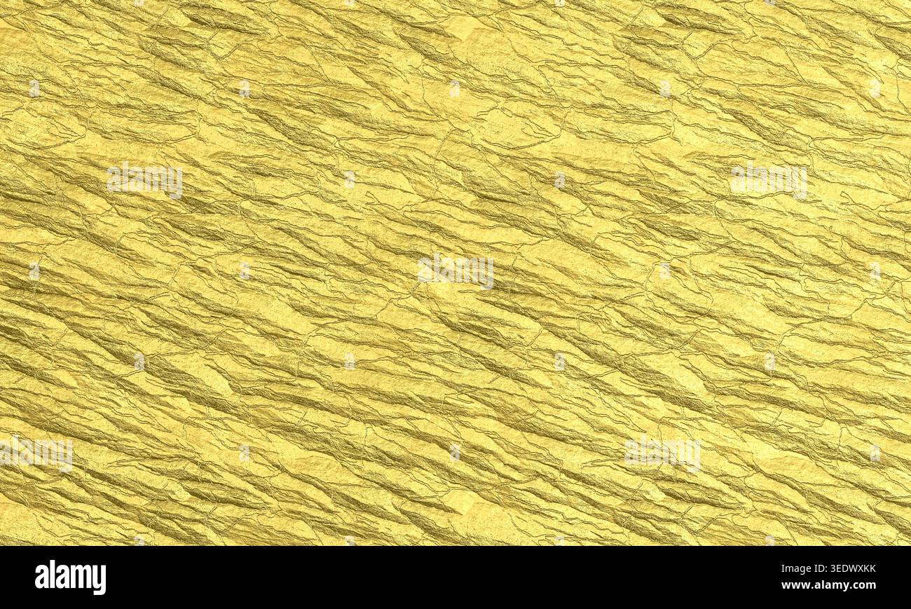 3d Gold metallic texture background Stock Photo