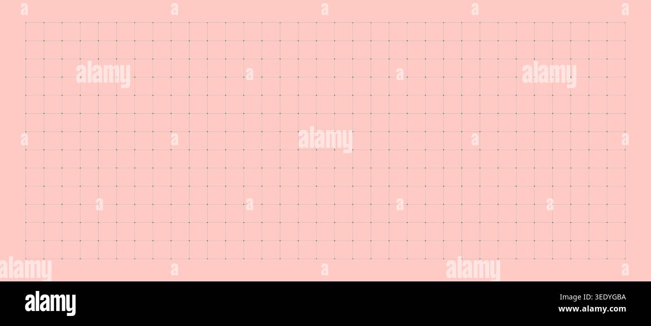 Technical drawing sheet dashed line Star geometry, margin layout blueprint style. Broken stroke structure for planning pages diagrams UI wireframes education notebooks digital technology visuals.  Stock Vector