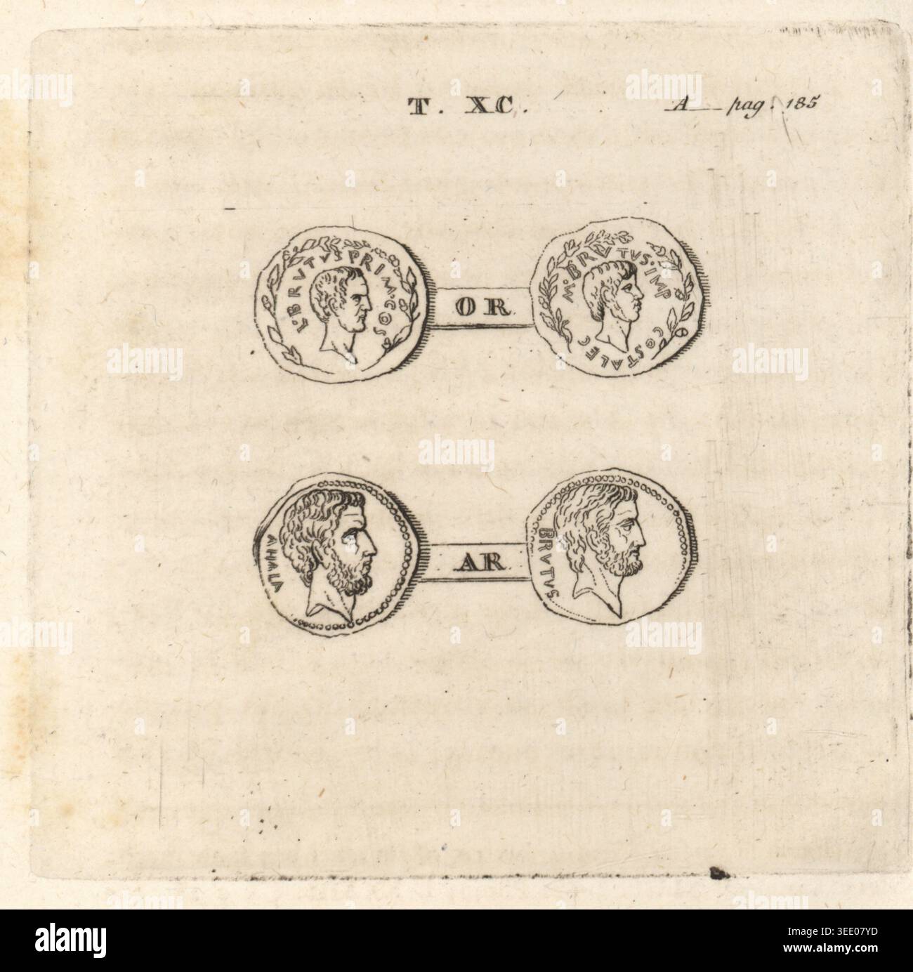 Two Consuls Rome Coins of Lucius Junius Brutus (died c.500 BC), semi-legendary founder ...