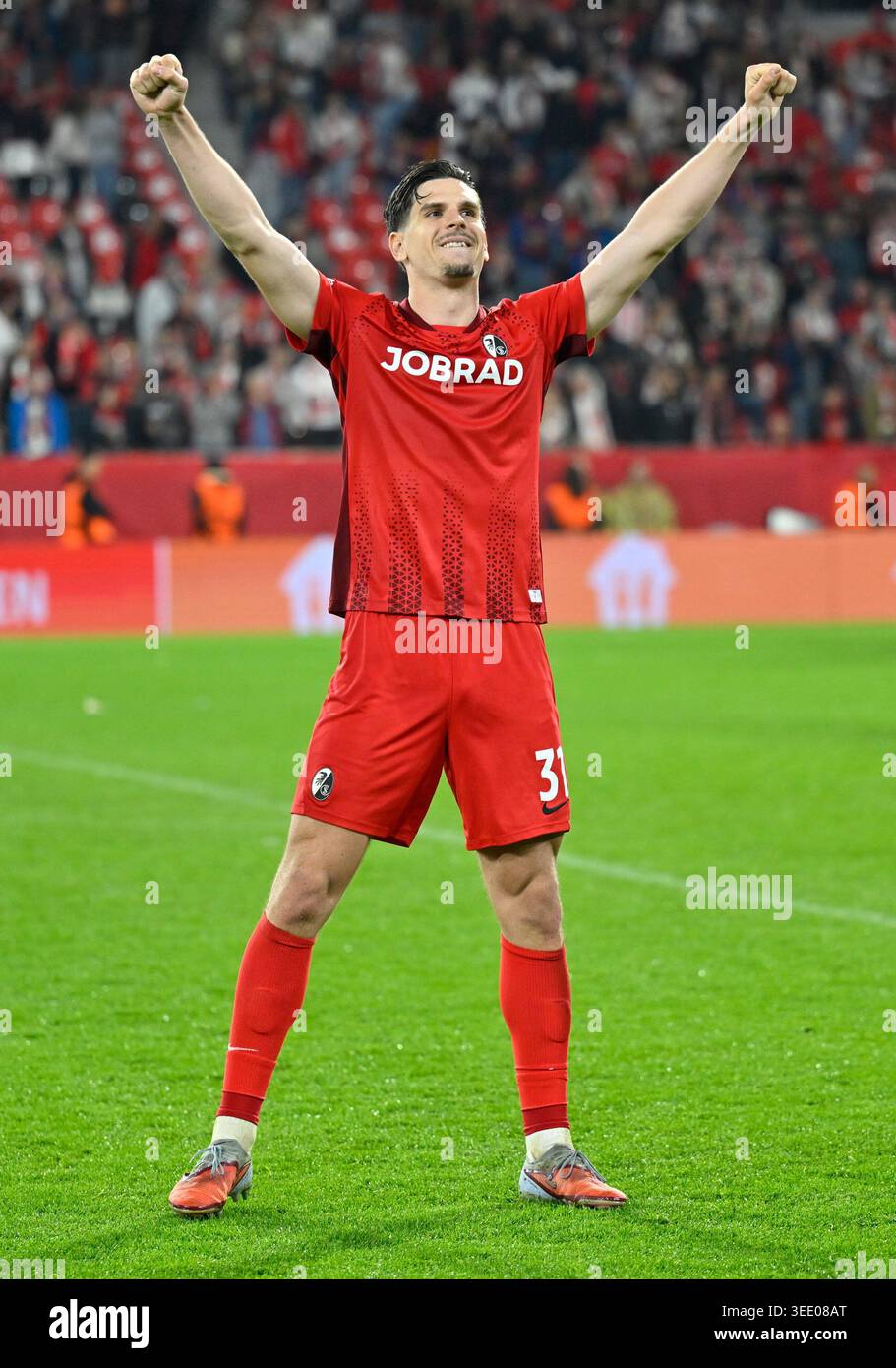 Final celebration, Igor Matanovic (Freiburg) Freiburg, May 7, 2026 ...