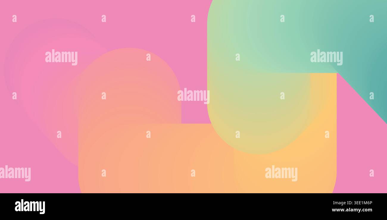 Colorful gradient backdrop. Rainbow liquid color background template Stock Vector